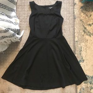 Express Black Skater Dress